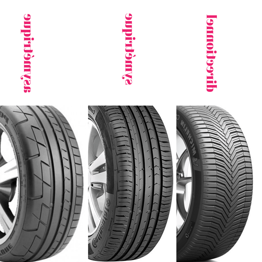 Comment reconnaître le pneu avant et arrière?