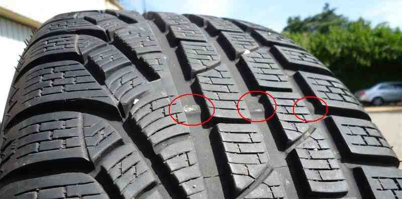 Quelle est la taille d'un pneu neuf?